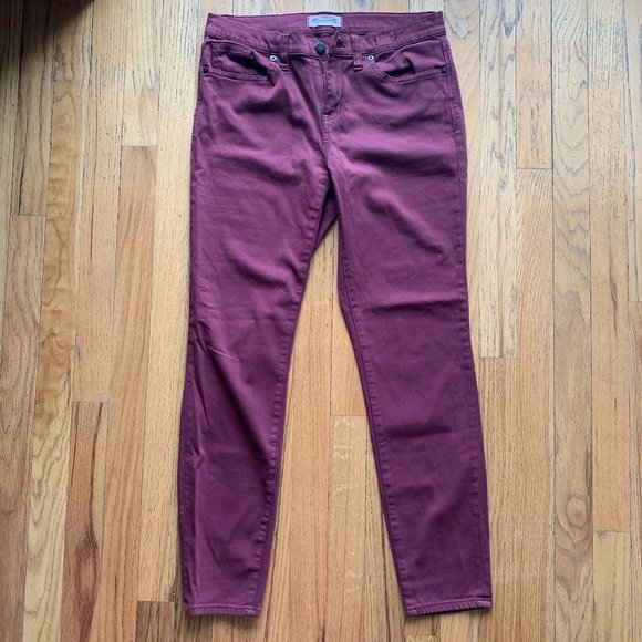 Madewell Denim - Madewell Skinny Skinny Maroon Jeans Sz 29